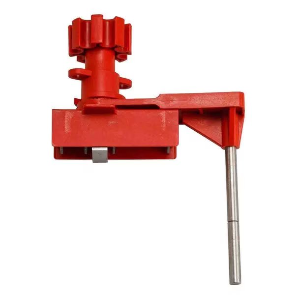 Universal Ball  Valve Lockout, Red Fits Maximum Handle Width .98 in, Brady, Mfr#: 65400